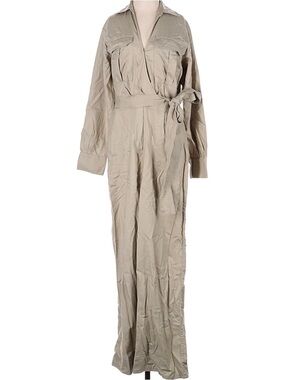 Banana Republic Beige Utility Jumpsuit